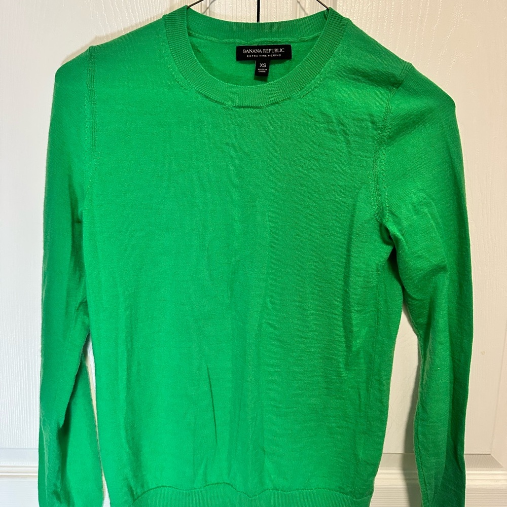 Banana Republic Emerald Knit Top